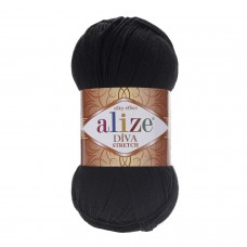 ALIZE DIVA STRETCH 60 черный